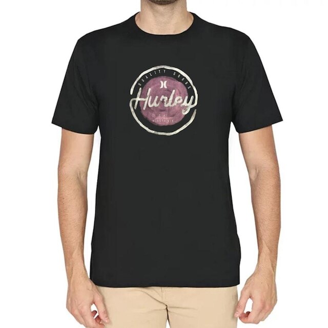 Camiseta Hurley HYTS010404 Liquid - Preto