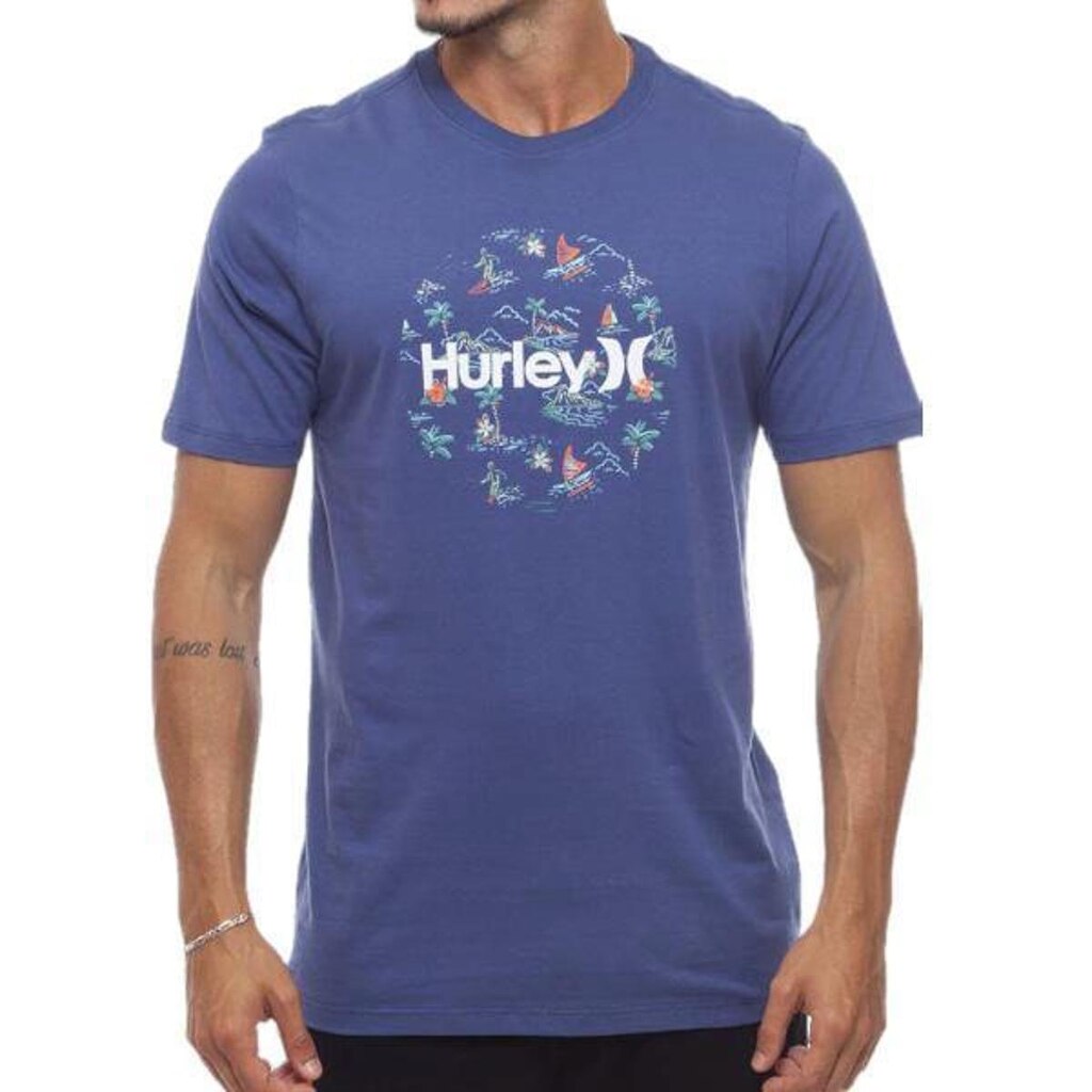 Camiseta Hurley HYTS010410 Paradise - Marinho