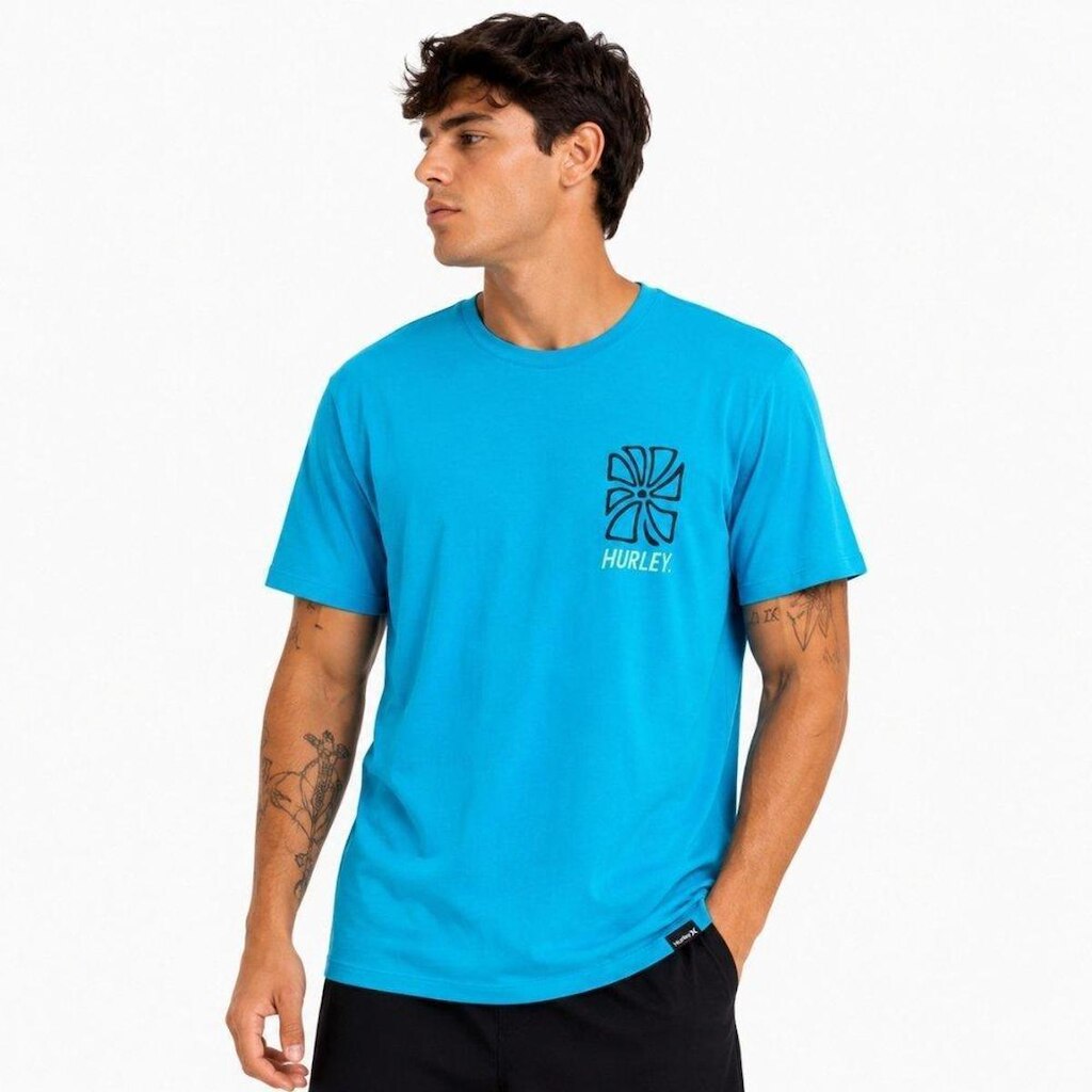 Camiseta Hurley Silk Fish e Enjoy P.E