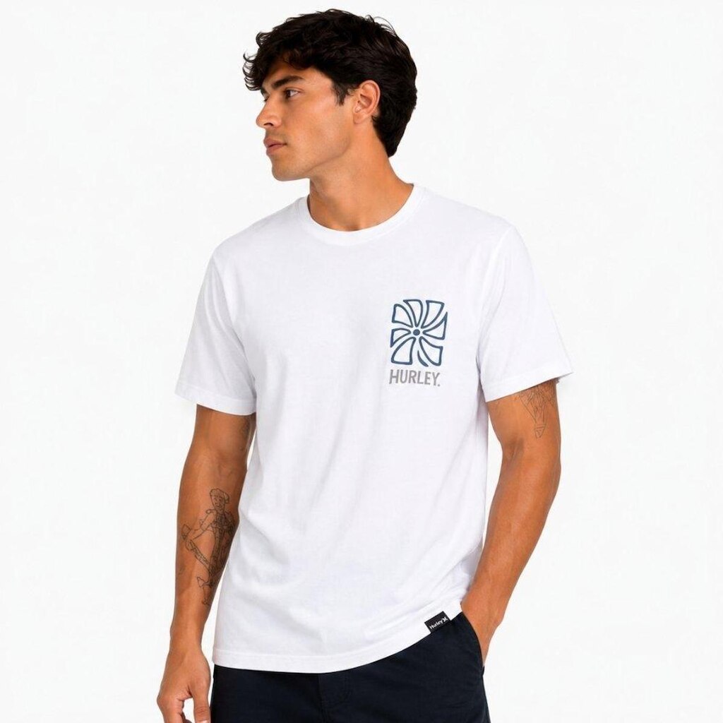 Camiseta Hurley Silk Fish e Enjoy P.E