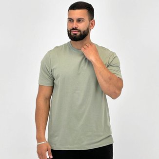 Camiseta Individual Básica Slim Manga Curta Masculina