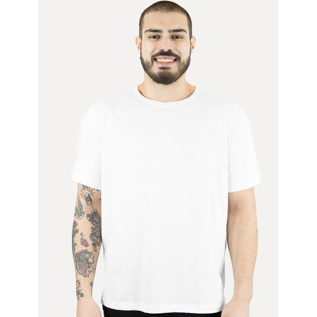 Camiseta Individual Comfort Pima Soft Touch Logo Branca