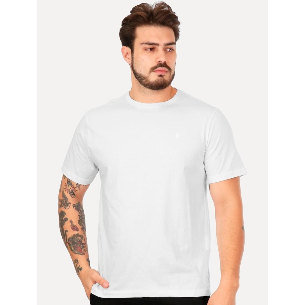 Camiseta Individual Masculina Comfort Light Icon Branca