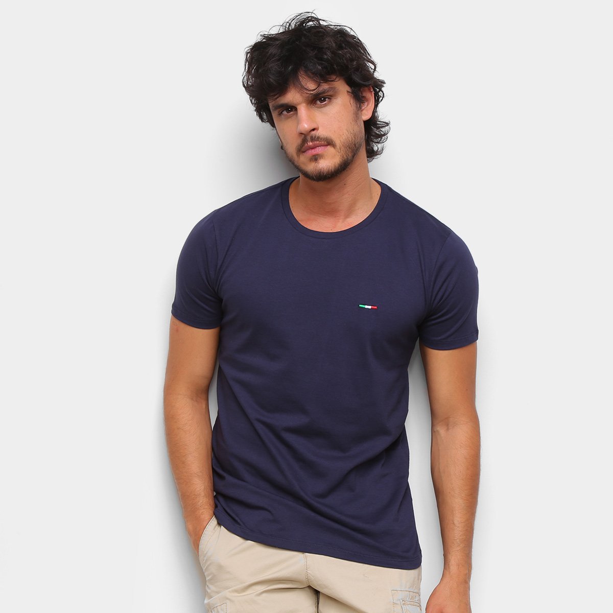 Camiseta Industrie Básica Masculina - Marinho é ruim? Camiseta Industrie Básica Masculina - Marinho é boa?