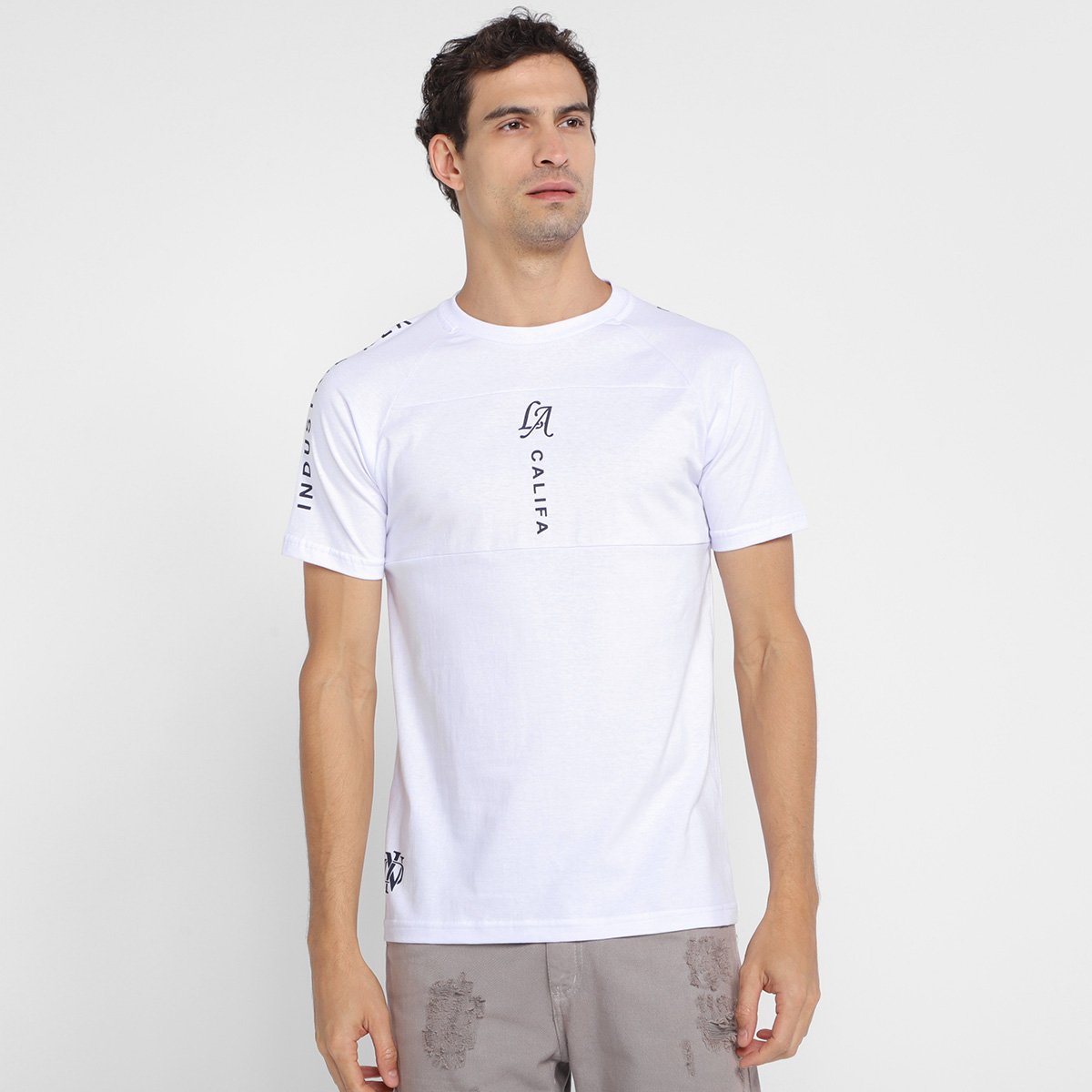 Camiseta Industrie Casual Masculina - Branco é boa?
