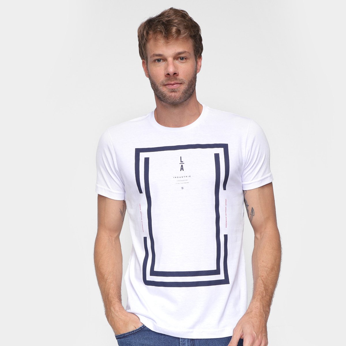 Camiseta Industrie LA Masculina - Branco é ruim? Camiseta Industrie LA Masculina - Branco é boa?