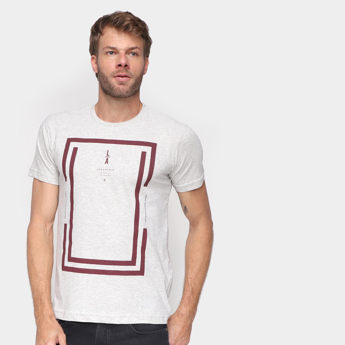 Camiseta Industrie LA Masculina - Gelo é ruim? Camiseta Industrie LA Masculina - Gelo é boa?