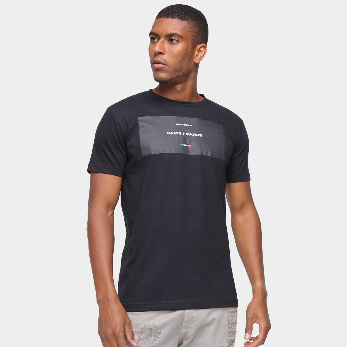 Camiseta Industrie Paris France Masculina - Preto é ruim? Camiseta Industrie Paris France Masculina - Preto é boa?