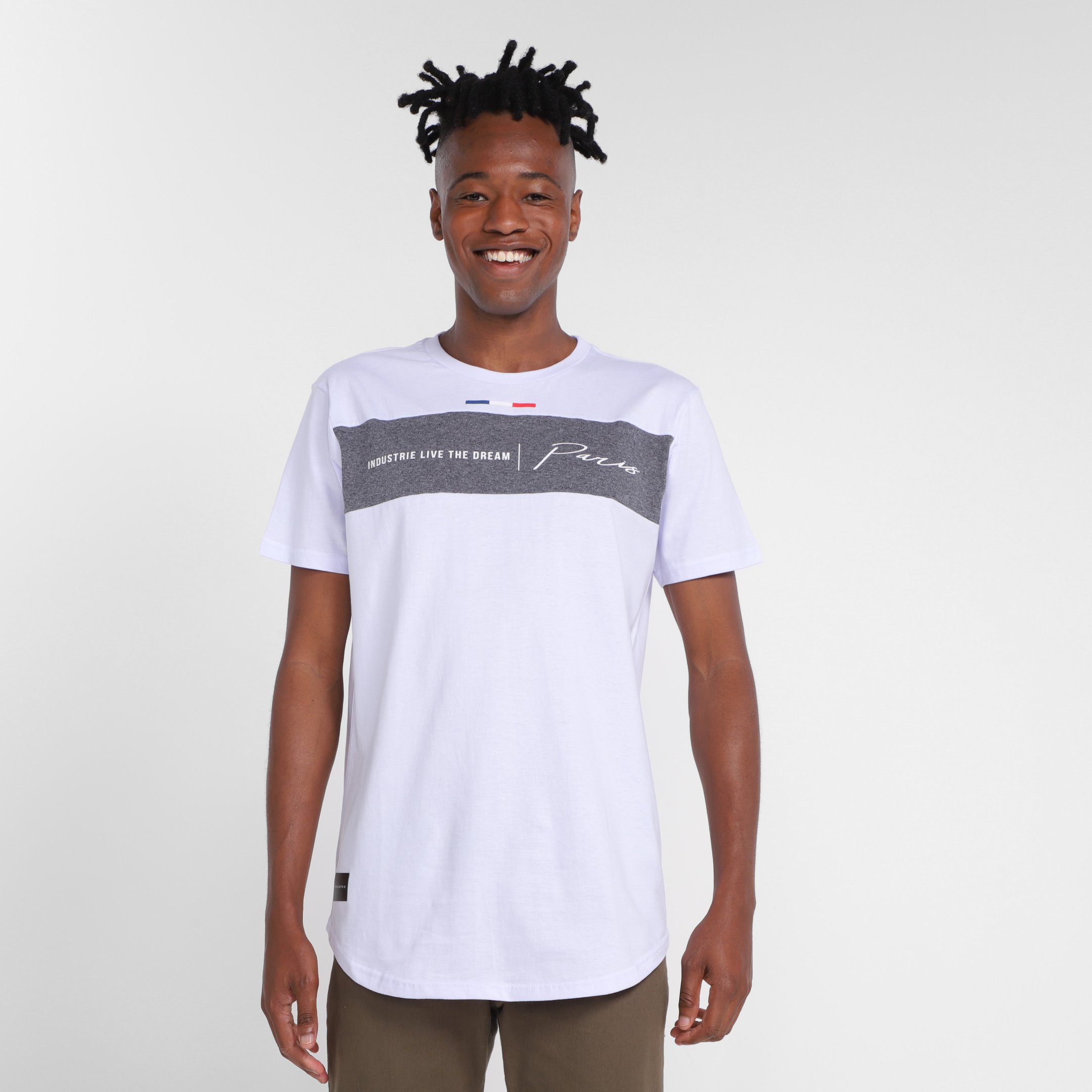Camiseta Industrie Paris Saint Germain Masculina - Branco é ruim? Camiseta Industrie Paris Saint Germain Masculina - Branco é boa?