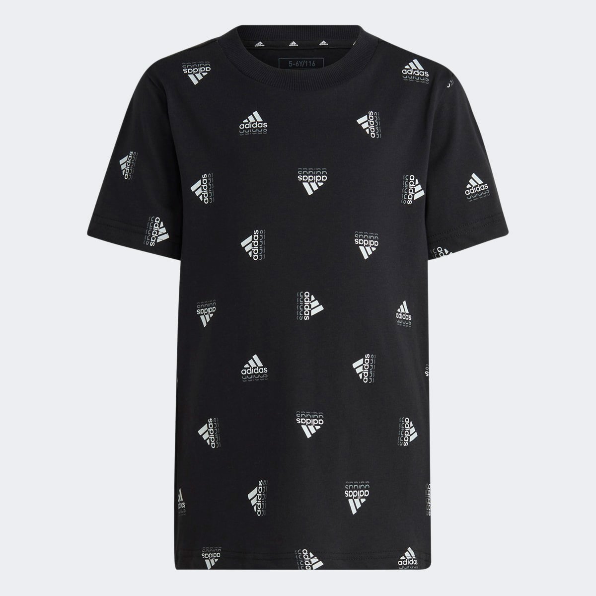 Camiseta Infantil Adidas Essentials Seasonals Brand Love - Preto+Branco Menor preço em Camiseta Infantil Adidas Essentials Seasonals Brand Love - Preto+Branco