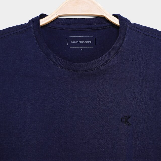 Camiseta Infantil Calvin Klein Bordado Menino