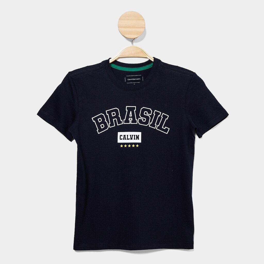 Camiseta Infantil Calvin Klein Copa Brasil Menino