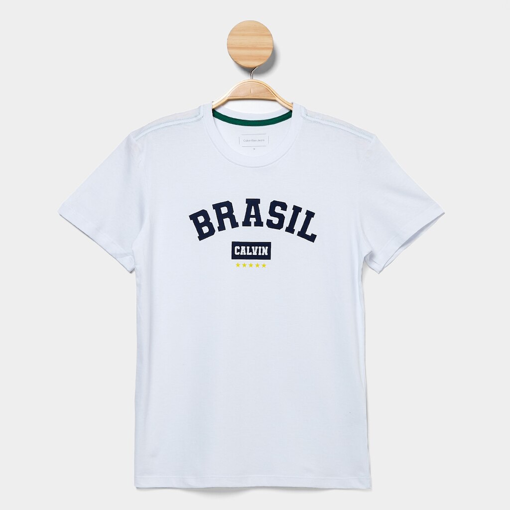 Camiseta Infantil Calvin Klein Copa Brasil Menino