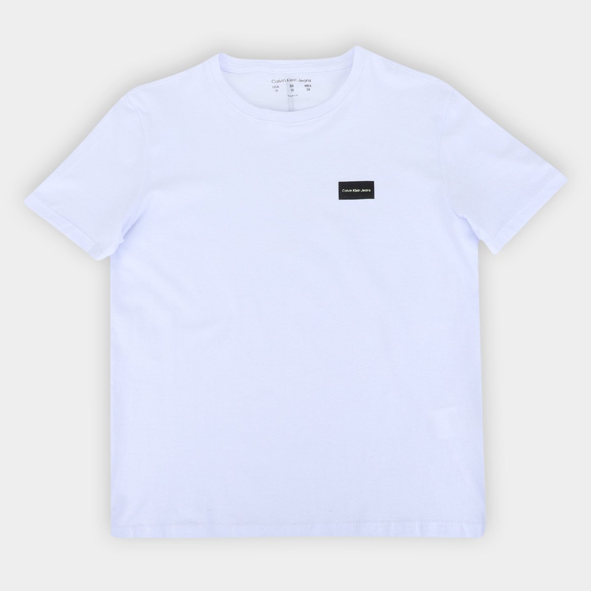 Camiseta Infantil Calvin Klein Logo Masculina - Branco é ruim? Camiseta Infantil Calvin Klein Logo Masculina - Branco é boa?