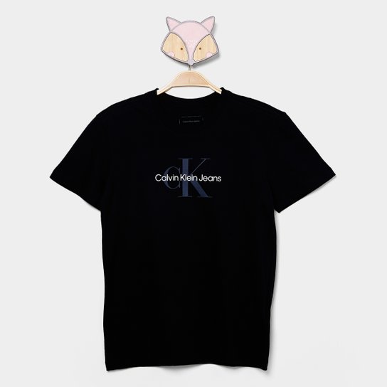 Camiseta Infantil Calvin Klein Logo Menino