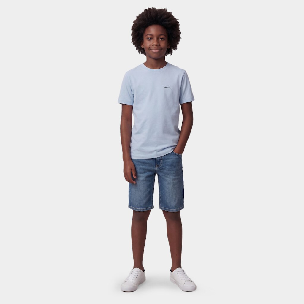 Camiseta Infantil Calvin Klein Logo Peito