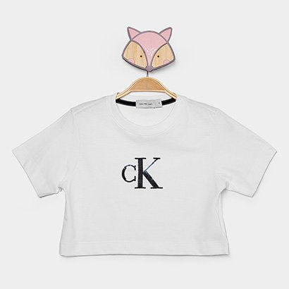 Camiseta Infantil Calvin Klein Menina - Feminino
