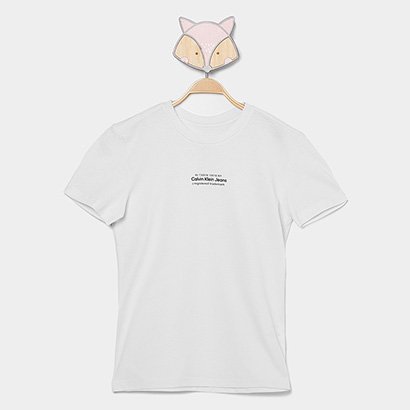 Camiseta Infantil Calvin Klein Menino - Masculino