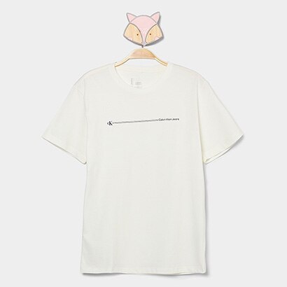 Camiseta Infantil Calvin Klein Palito Naturals Menino - Masculino
