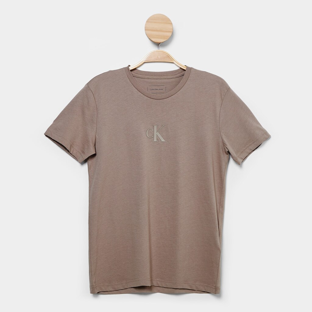 Camiseta Infantil Calvin Klein Rubber Patch Menino