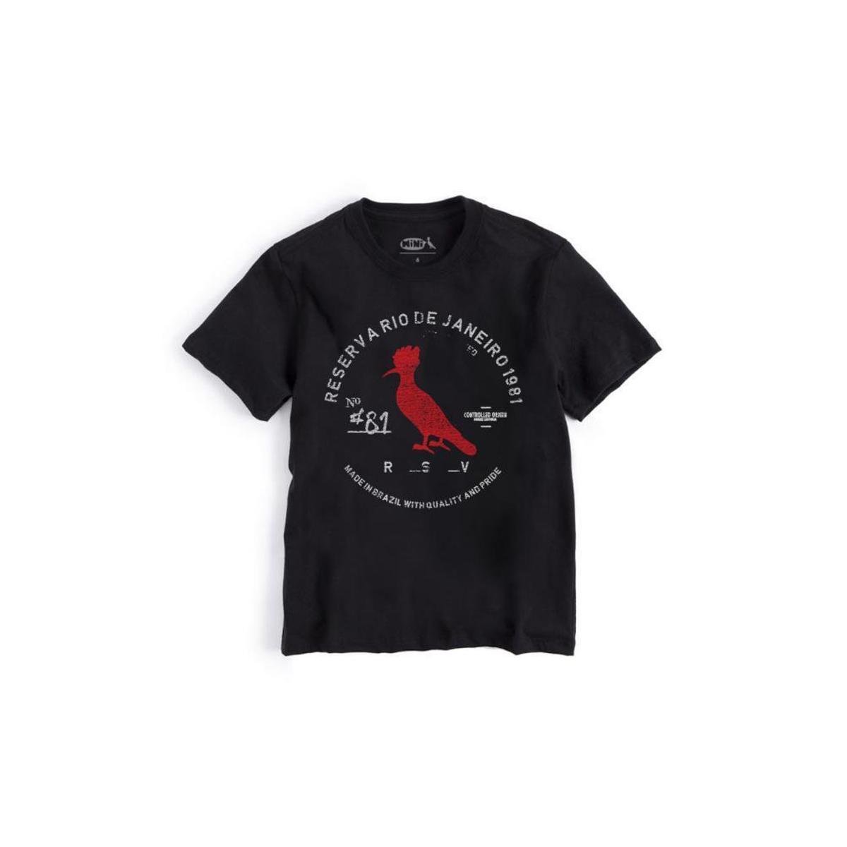 Camiseta Infantil Carimbo Gaze Conforto Reserva Mini Menor preço em Camiseta Infantil Carimbo Gaze Conforto Reserva Mini