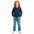 Camiseta Infantil Columbia Aurora Manga Longa Omni-Wick - Marinho