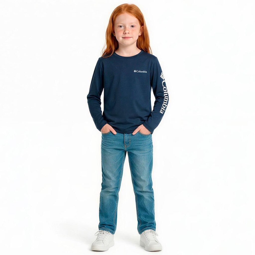 Camiseta Infantil Columbia Aurora Manga Longa Omni-Wick