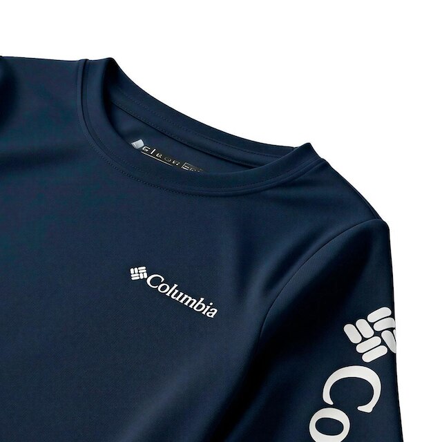 Camiseta Infantil Columbia Aurora Manga Longa Omni-Wick