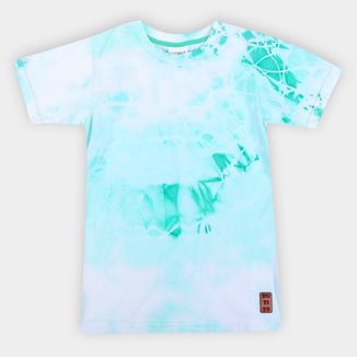 Camiseta Infantil Duzizo Tie Dye Masculina