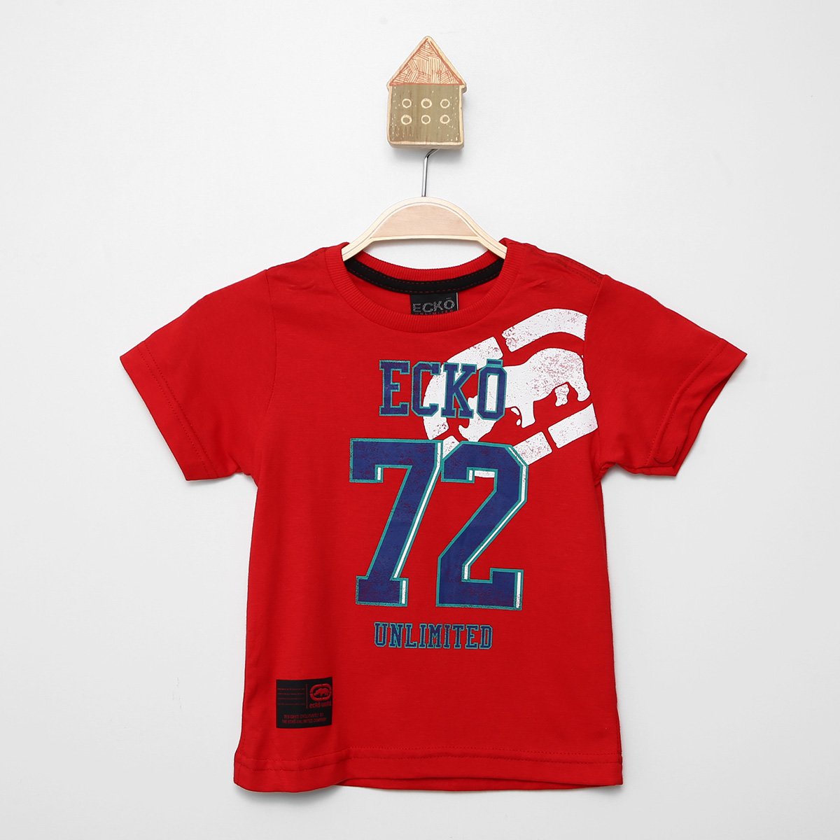 Camiseta Infantil Ecko Winchester Menino - Vermelho Menor preço em Camiseta Infantil Ecko Winchester Menino - Vermelho