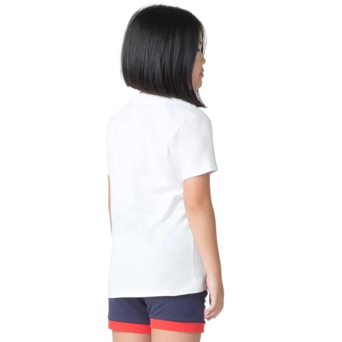 Camiseta Infantil Fila Letter Premium Branco Zattini