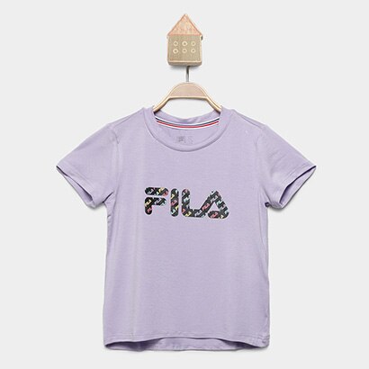 Camiseta Infantil Fila Letter Slim I Menina - Feminino