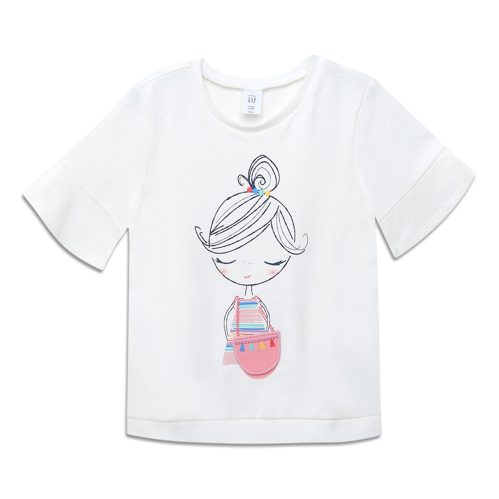 Camiseta Infantil GAP Monkey Purse Feminina