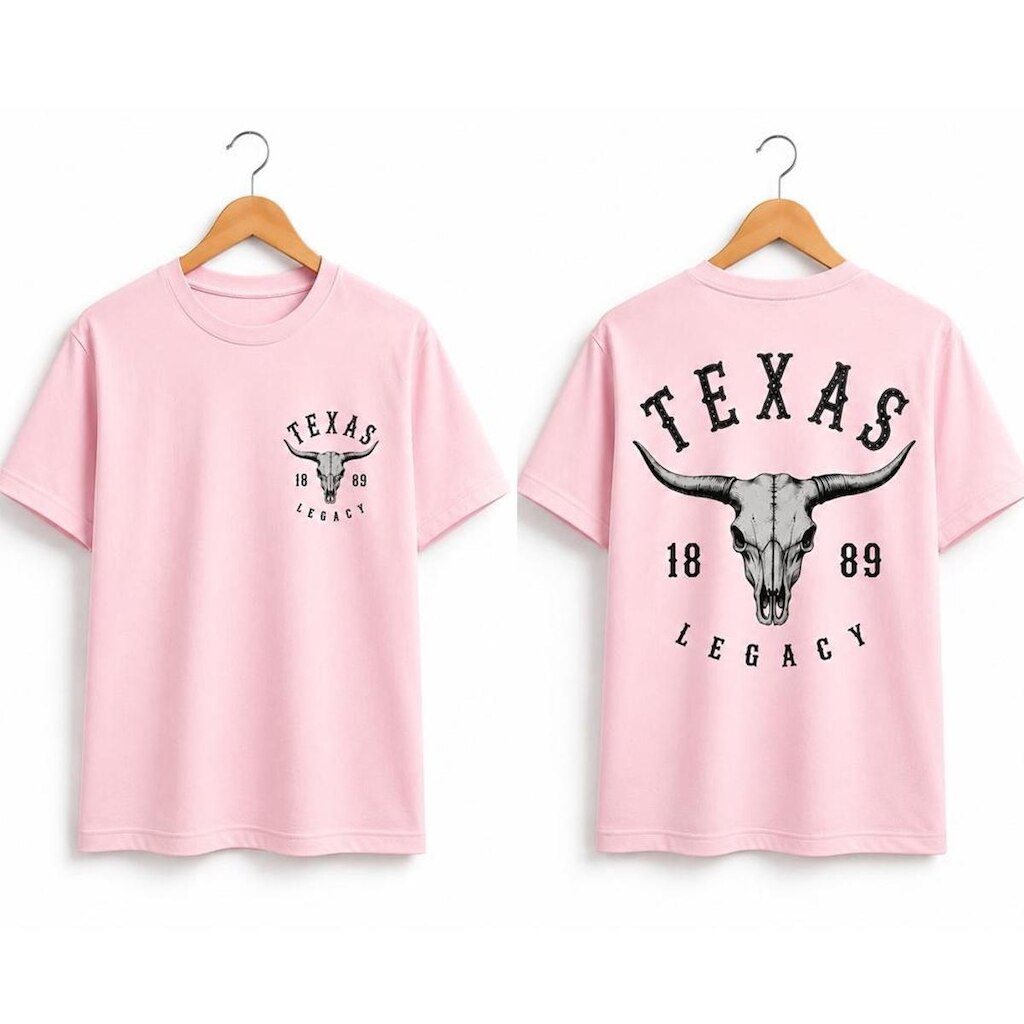Camiseta Infantil Juvenil Algodão Estampa Texas Country