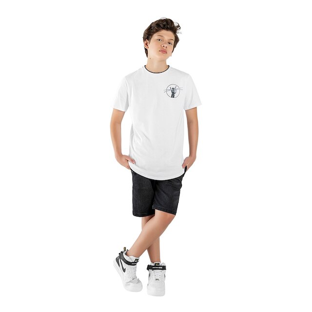 Camiseta Infantil Lemon Silk Posterior Masculina