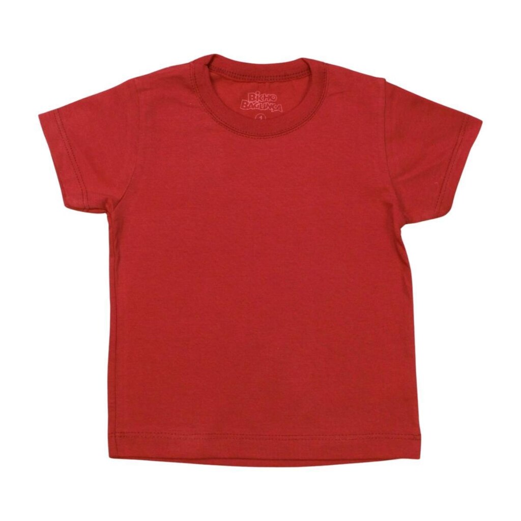 Camiseta Infantil Manga Curta Básica 7276 - Bicho Bagunça