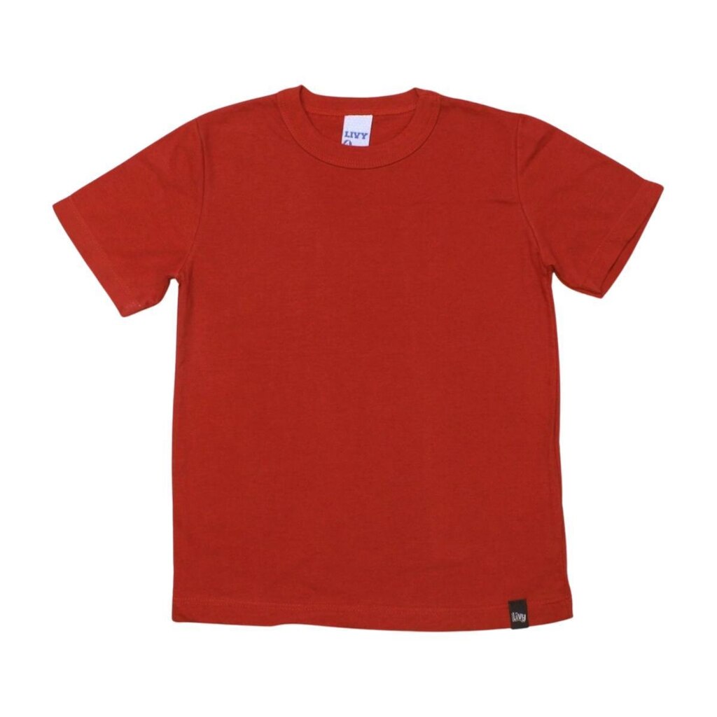 Camiseta Infantil Manga Curta Básica Algodão 1025 - Livy