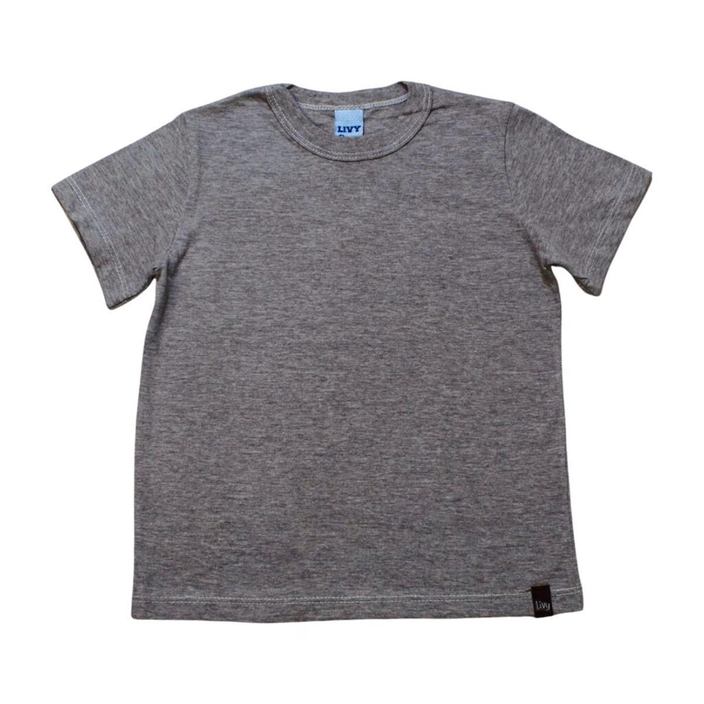 Camiseta Infantil Manga Curta Básica Algodão 1025 - Livy