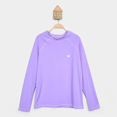 Camiseta Infantil Manga Longa Hering Menino - Unissex