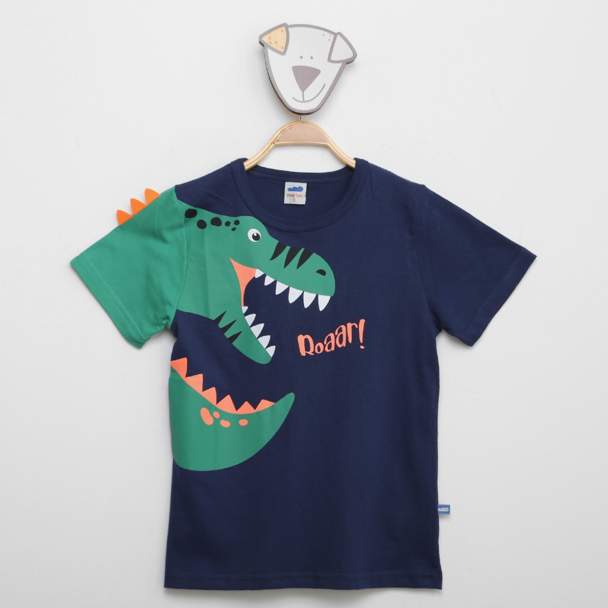 Camiseta Infantil Marlan Floop Menino - Azul Menor preço em Camiseta Infantil Marlan Floop Menino - Azul