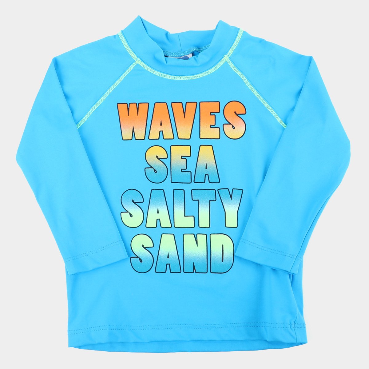 Camiseta Infantil Marlan Praia UV 50+ Manga Longa Masculina - Azul Menor preço em Camiseta Infantil Marlan Praia UV 50+ Manga Longa Masculina - Azul