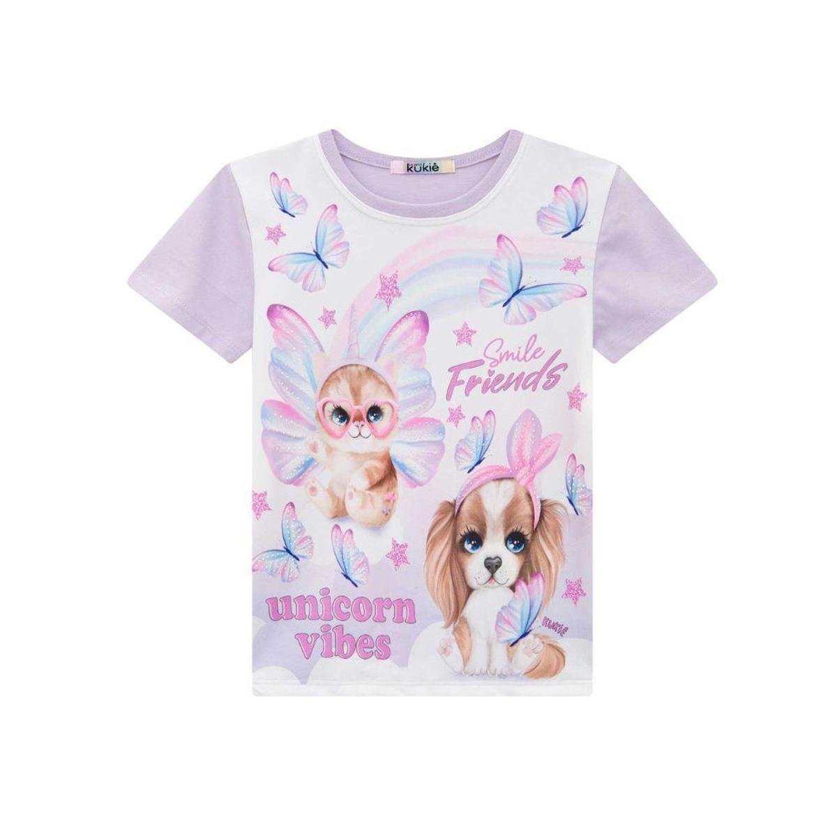 Camiseta infantil menina manga curta ref 52950 Menor preço em Camiseta infantil menina manga curta ref 52950