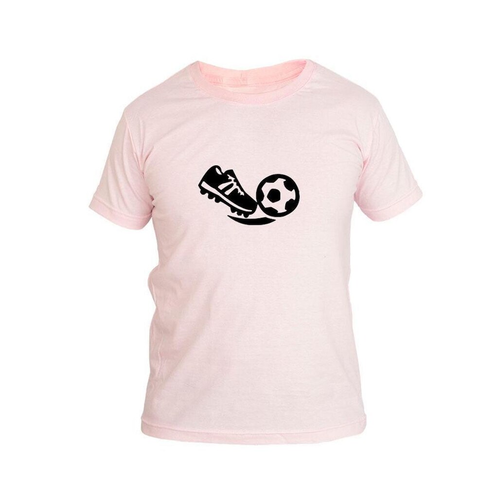 Camiseta Infantil Menino Algodão Futebol Casual Dia a Dia