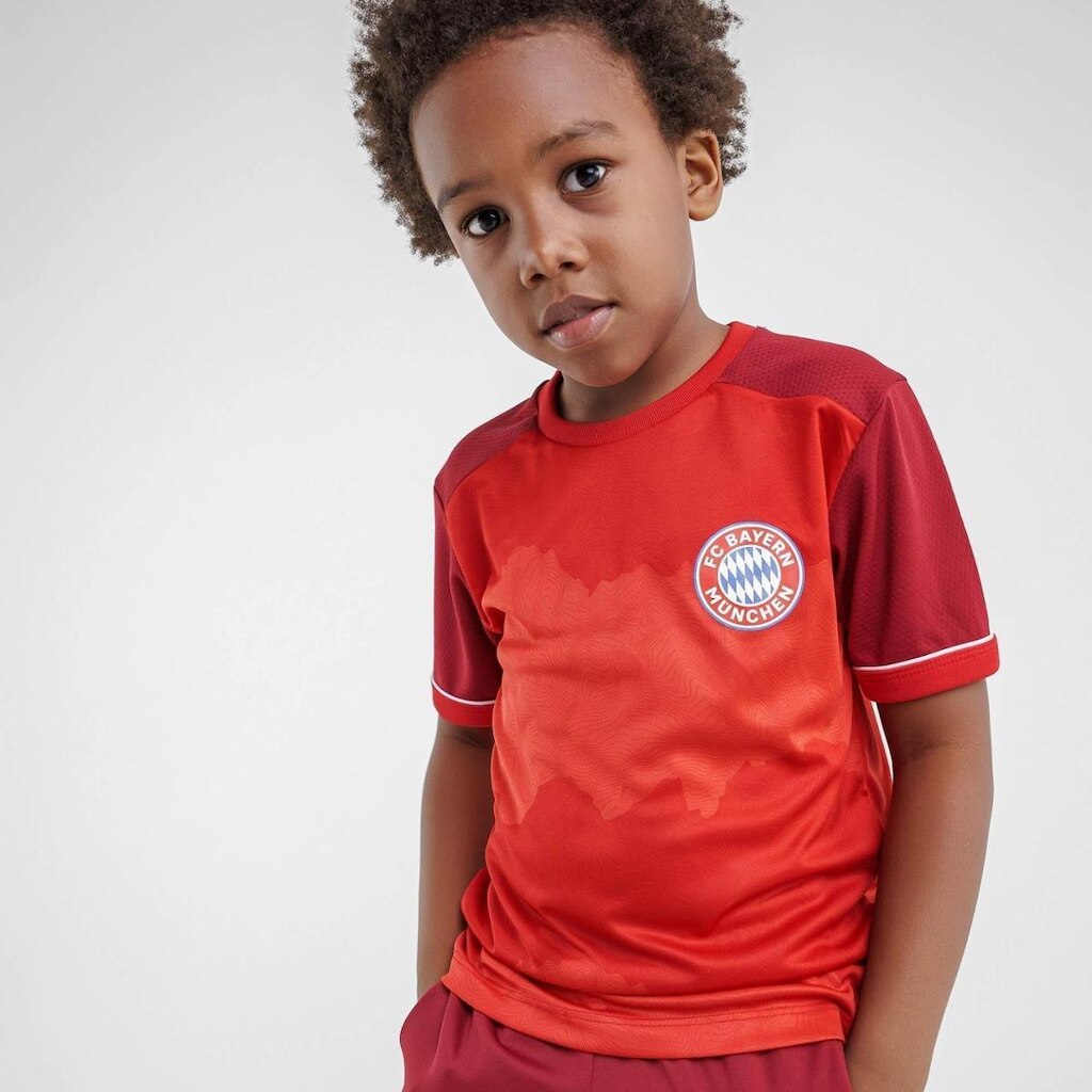 Camiseta Infantil Menino Bayern de Munique Vermelho Original