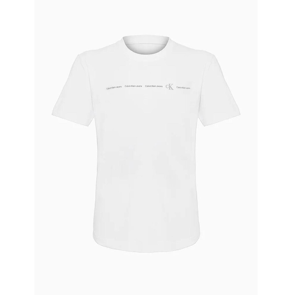 Camiseta Infantil Menino Calvin klein Logo CK Branco