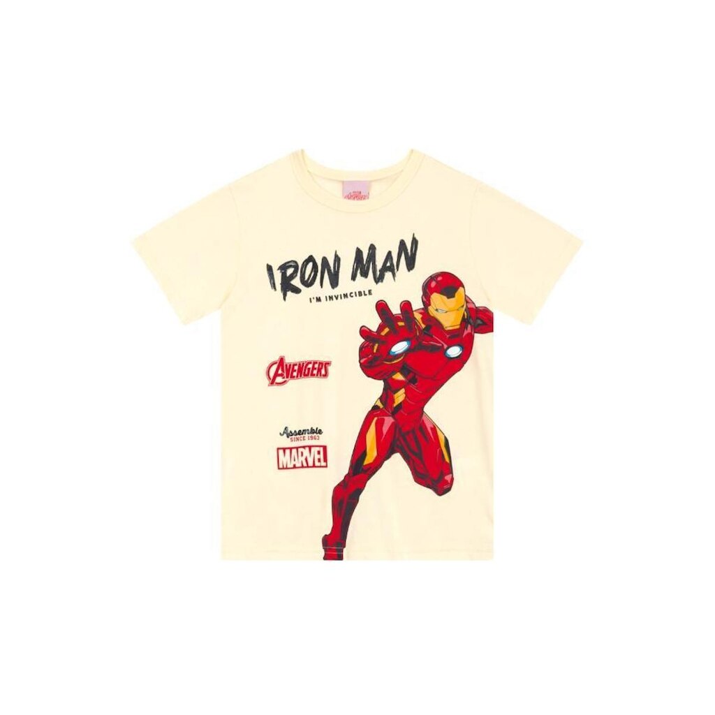 Camiseta infantil menino em meia malha Brandili