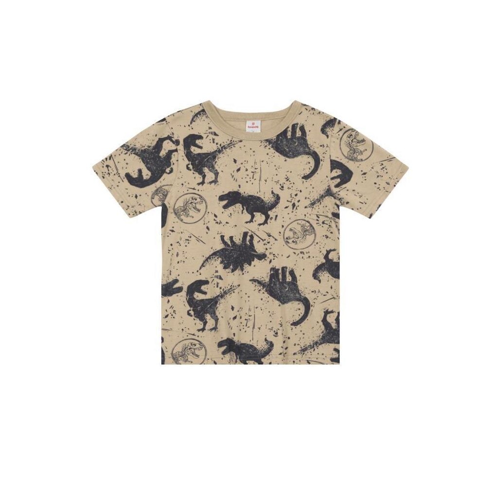 Camiseta infantil menino em meia malha Brandili
