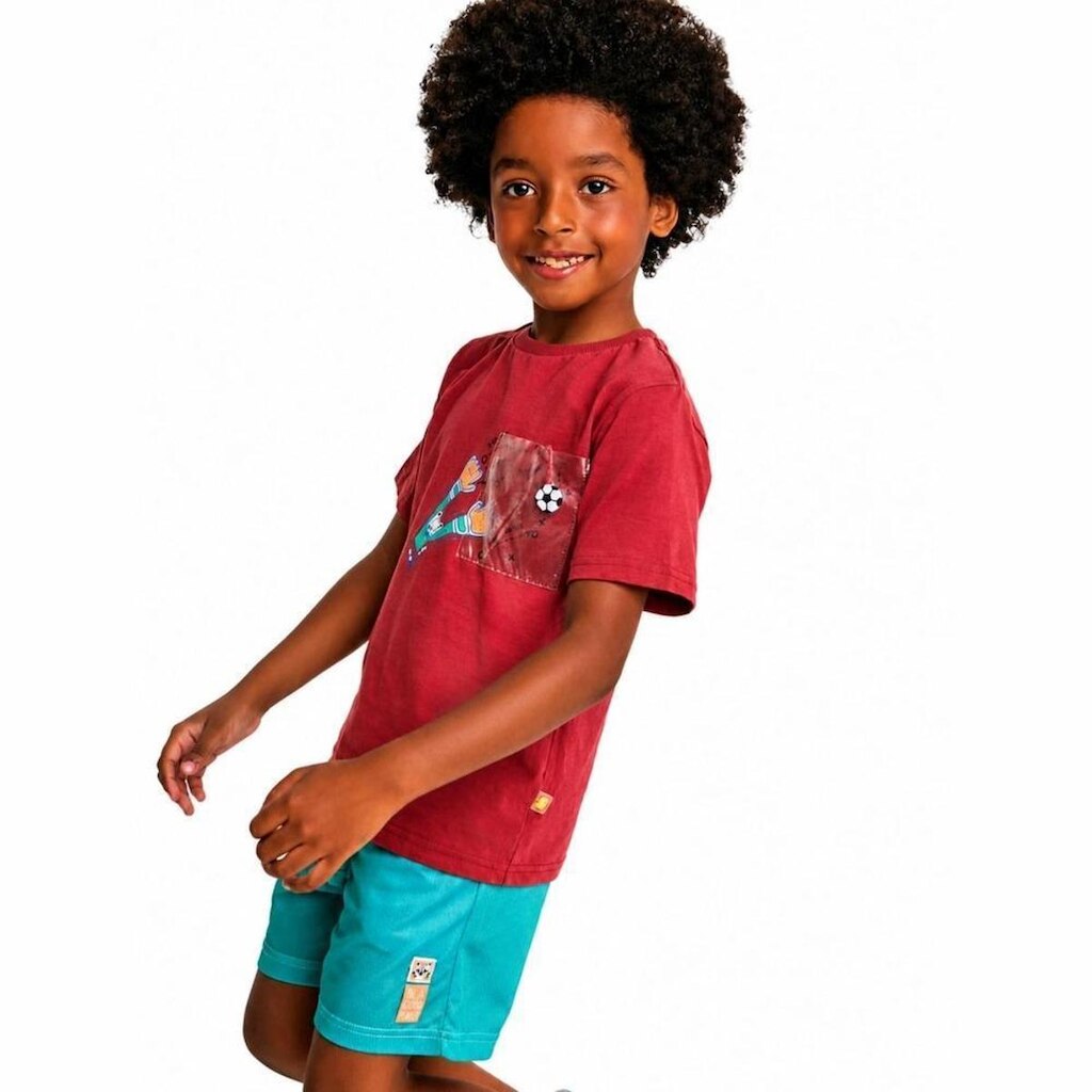 Camiseta Infantil Menino Esporte Clube Alphabeto Atacama