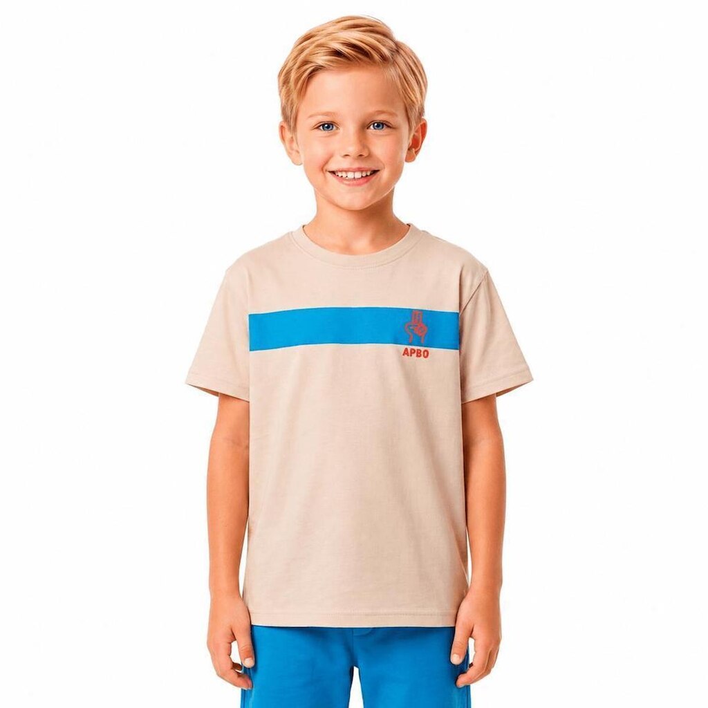 Camiseta Infantil Menino Mãozinha Alphabeto