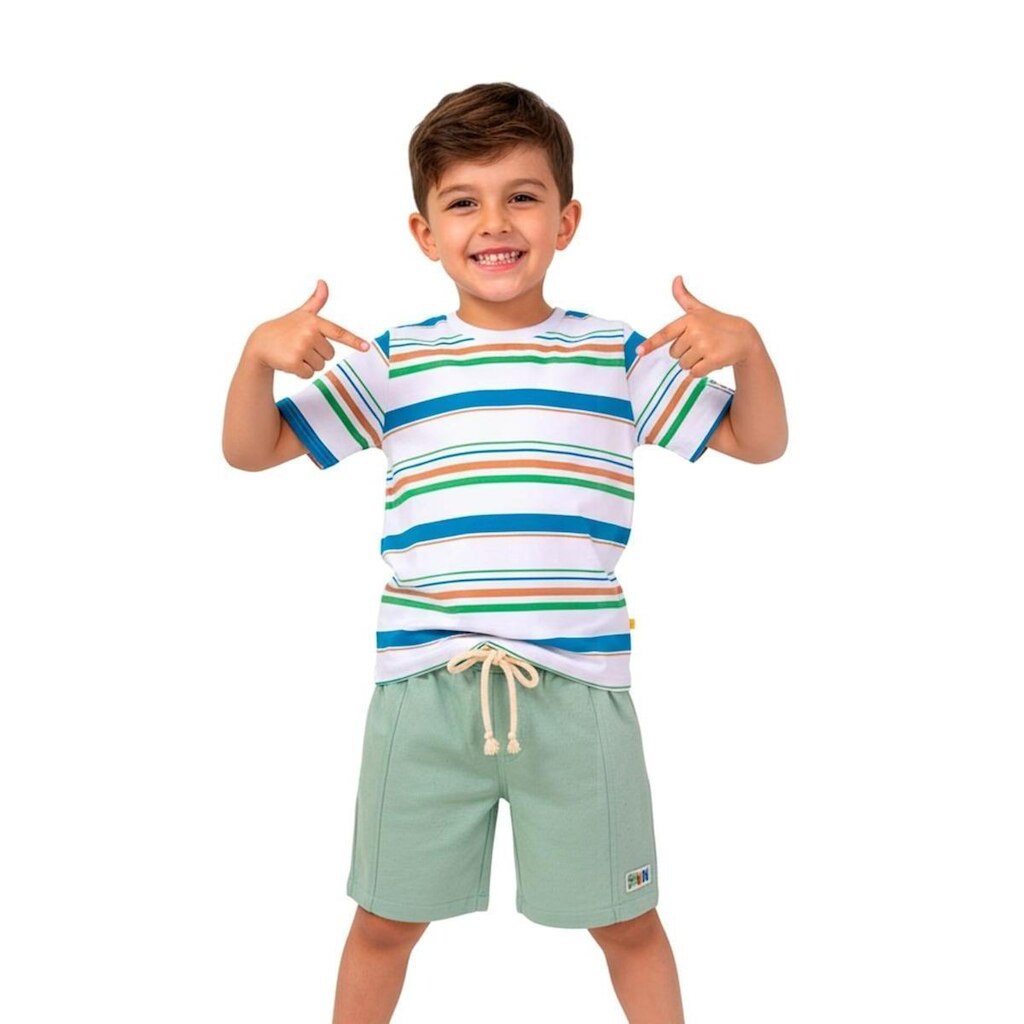 Camiseta Infantil Menino Viagem Divertida Branco Alphabeto